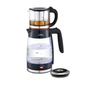 Glas Elektrische Theekoker Schäfer Zwart