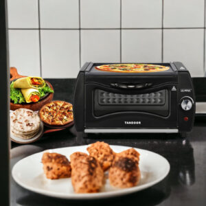 12 Almina Tandoor Mini Back Ofen Lahmacun Pizza Chapati Roti Naan Brot Maker